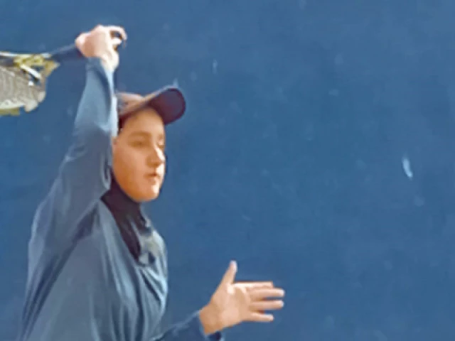 talented zainab afnan went down fighting against brilliant tahreem yousuf in the girls under 17 singles quarter finals on monday photo kta talented zainab afnan went down fighting against brilliant tahreem yousuf in the girls under 17 singles quarter finals on monday photo kta