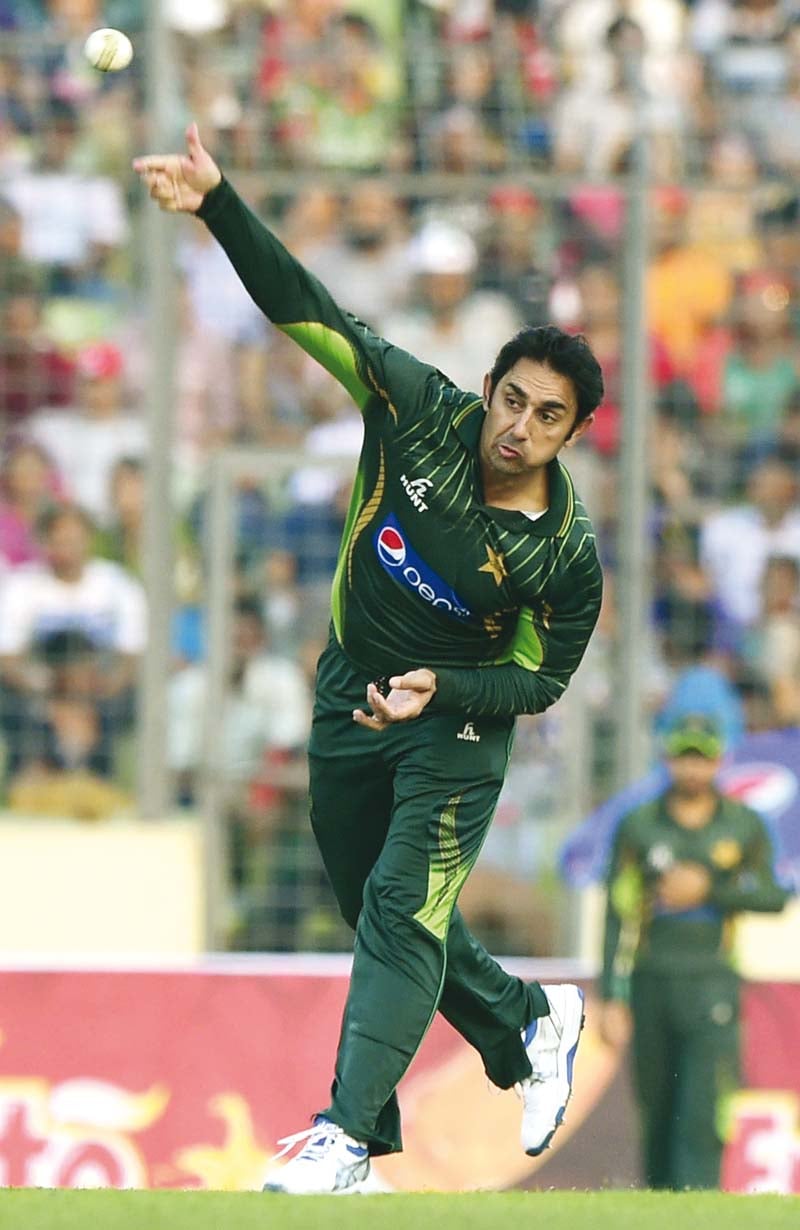 ajmal has not played for the national side since april last year but has been impressive in domestic competitions especially the national t20 cup where he finished as the highest wicket taker photo afp