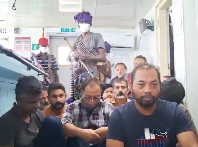hostage crew s video surfaces after 26 days in pirate captivity