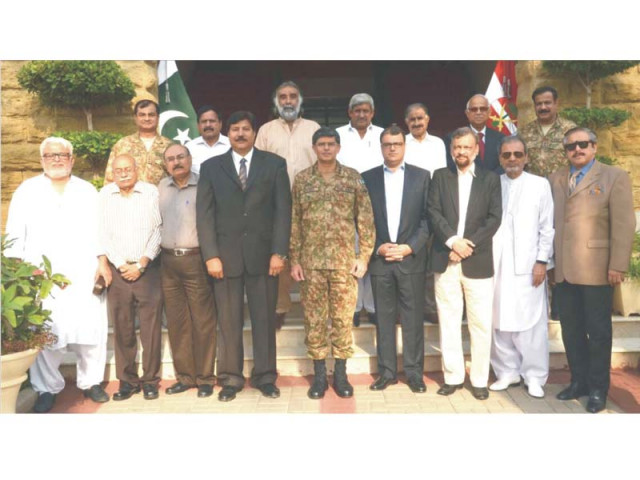security of journalists cpne delegation meets lt gen mukhtar