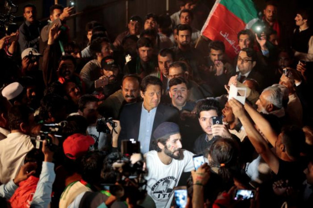 opposition politician imran khan c arrives at a celebration rally in islamabad pakistan november 2 2016 photo reuters opposition politician imran khan c arrives at a celebration rally in islamabad pakistan november 2 2016 photo reuters