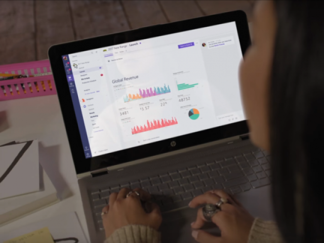 Image showing Microsoft Teams, a rival for Slack PHOTO: MICROSOFT/ SCREENSHOT