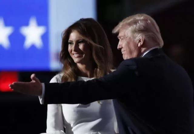 melania trump takes the stage after her introduction by her husband republican presidential candidate donald trump at the republican national convention july 18 2016 photo reuters melania trump takes the stage after her introduction by her husband republican presidential candidate donald trump at the republican national convention july 18 2016 photo reuters
