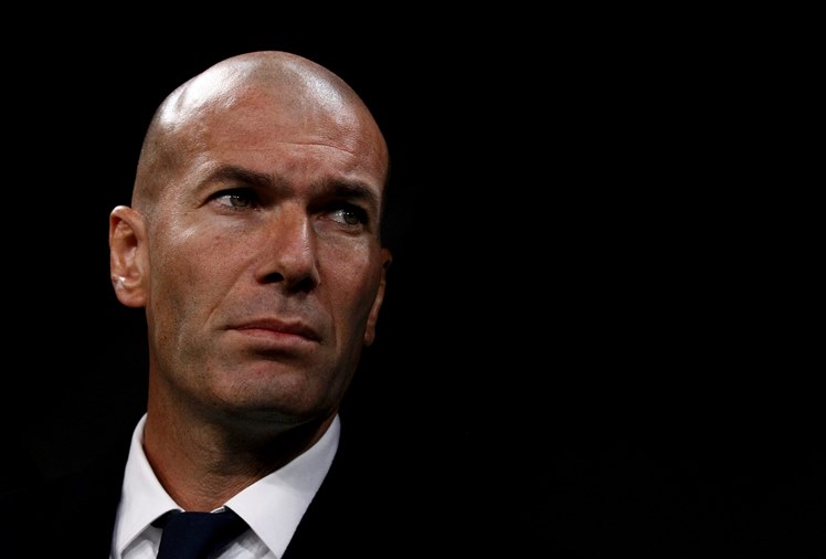 madrid 039 s coach zinedine zidane before the match against legia warszawa on november 2 2016 photo reuters