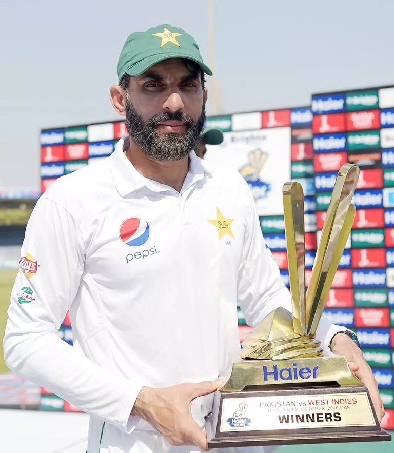 misbahul haq also retained his 10 position in the icc rankings for test batsmen photo afp misbahul haq also retained his 10 position in the icc rankings for test batsmen photo afp