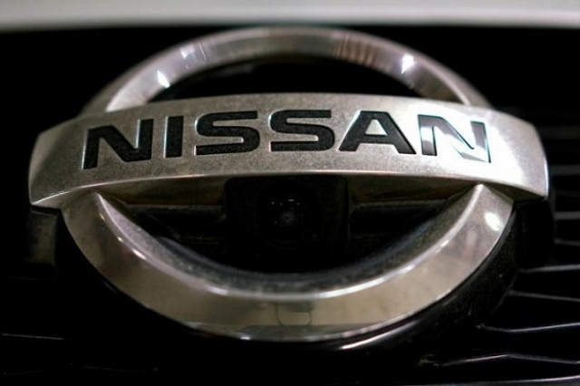 a view shows the logo of nissan on a car in moscow russia photo reuters a view shows the logo of nissan on a car in moscow russia photo reuters