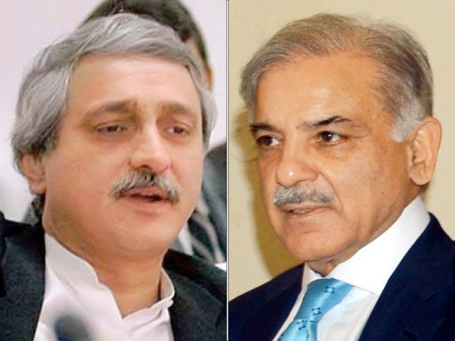 jahangir tareen shahbaz sharif photo file