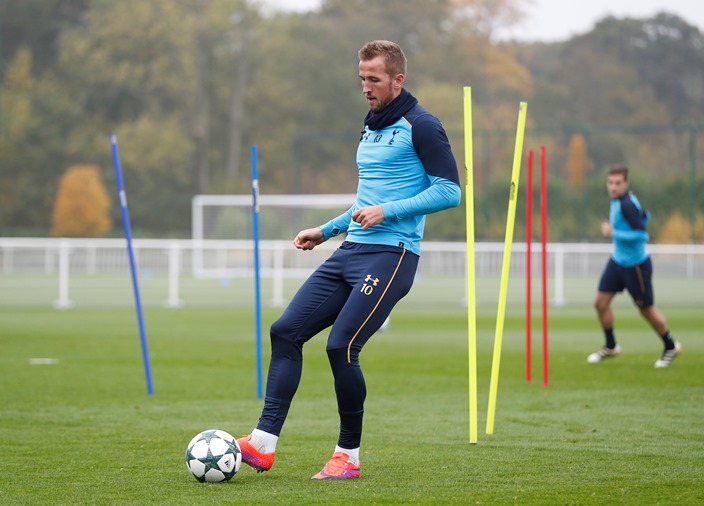 tottenham 039 s harry kane during training on november 1 2016 photo reuters