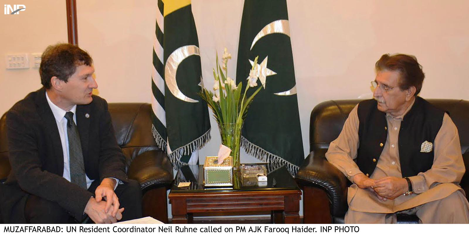 the ajk premier laid emphasis on transparency in the development process photo inp