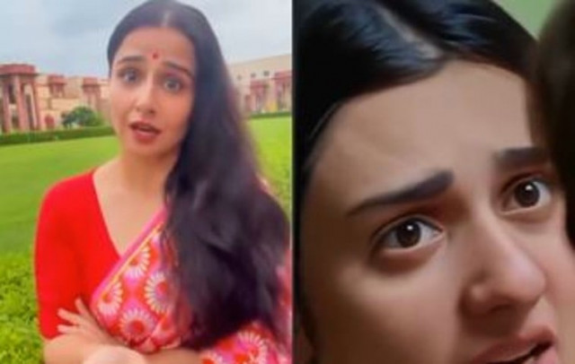 vidya balan s lip sync performance of dialogues from pakistani drama lapata goes viral vidya balan s lip sync performance of dialogues from pakistani drama lapata goes viral