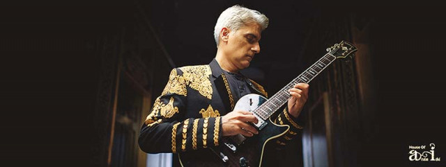 zaki is not only seen rocking the guitar but also adorning a jacket from iqbal s fpw collection photo publicity zaki is not only seen rocking the guitar but also adorning a jacket from iqbal s fpw collection photo publicity