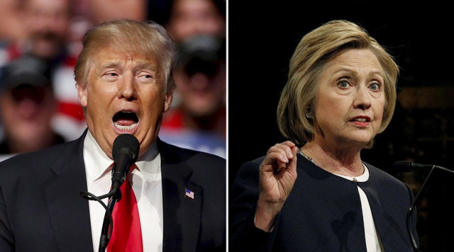 us republican presidential candidate donald trump l us democratic presidential candidate hillary clinton photo reuters us republican presidential candidate donald trump l us democratic presidential candidate hillary clinton photo reuters