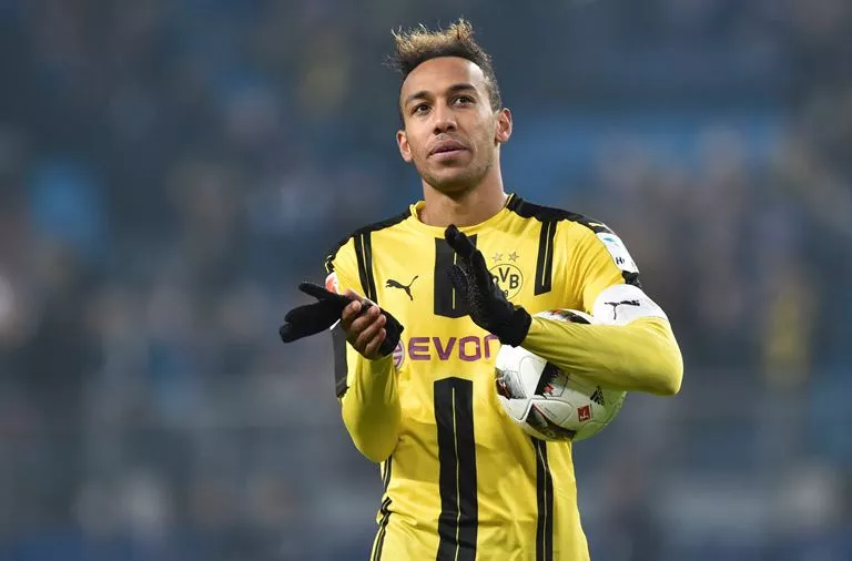 borussia dortmund 039 s pierre emerick aubameyang reacts following match against hsv hamburg on november 5 2016 photo reuters borussia dortmund 039 s pierre emerick aubameyang reacts following match against hsv hamburg on november 5 2016 photo reuters