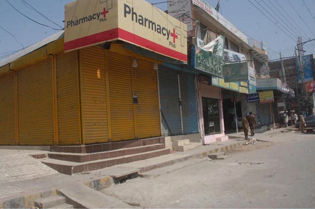 medical stores in the city remained closed on monday in protest against the punjab drug ordinance amended 2015 photo express