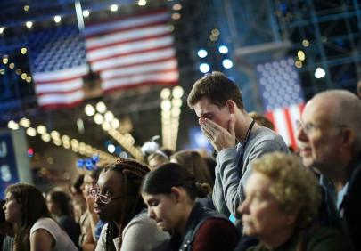 in pictures americans react as trump triumphs in pictures americans react as trump triumphs