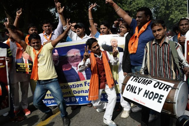 trump s indian fan club celebrates victory photo afp