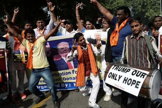 trump s indian fan club celebrates victory photo afp trump s indian fan club celebrates victory photo afp