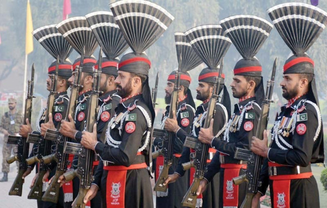 change of guard ceremony being held at iqbal s mausoleum photo express