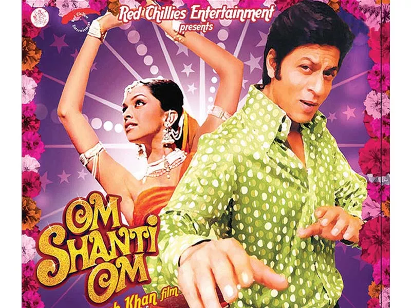 om shanti om starred shah rukh khan and deepika padukone in the lead roles photo file om shanti om starred shah rukh khan and deepika padukone in the lead roles photo file