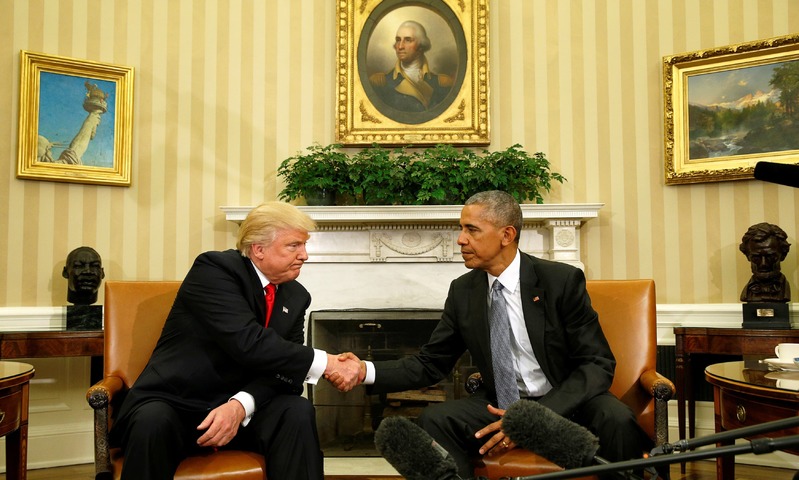 barack obama meets donald trump in oval office of the white house photo reuters