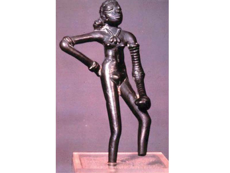 the dancing girl statue was found in moen jo daro in 1926 photo file