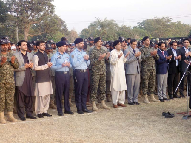 interior minister chuadhry nisar is present at the funeral prayers for the deceased rangers photo express interior minister chuadhry nisar is present at the funeral prayers for the deceased rangers photo express