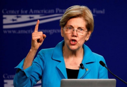 liberal warren throws down gauntlet to president elect trump