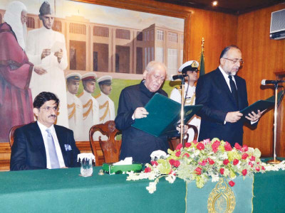saeeduzzaman sworn in as 31st sindh governor