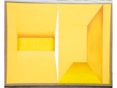 space and colour artist depicts complexity of human thoughts