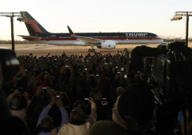 photo showing president trump 039 s aircraft arrive for a rally during the campaign trail for presidential elections photo reuters photo showing president trump 039 s aircraft arrive for a rally during the campaign trail for presidential elections photo reuters