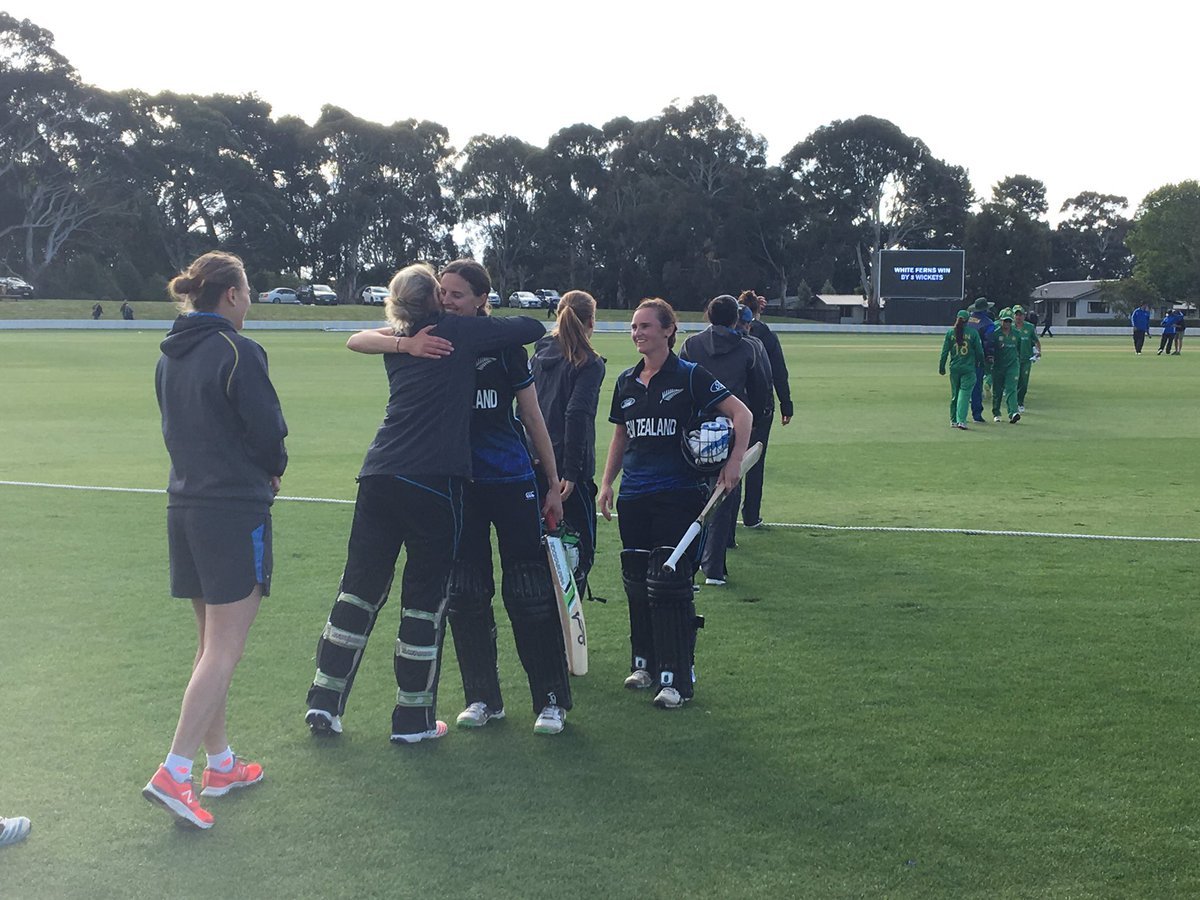 hosts take an unassailable 3 0 lead in the five match series photo courtesy twitter white ferns