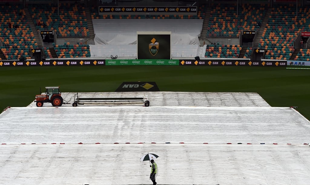 a security official walks in the bellerive oval on november 13 2016 photo afp