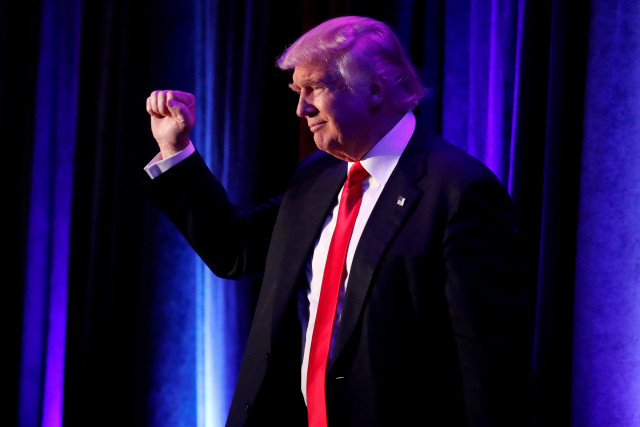 in this file photo donald trump arrives for his election night rally at the new york hilton midtown in manhattan new york us november 9 2016 reuters andrew kelly file photo in this file photo donald trump arrives for his election night rally at the new york hilton midtown in manhattan new york us november 9 2016 reuters andrew kelly file photo
