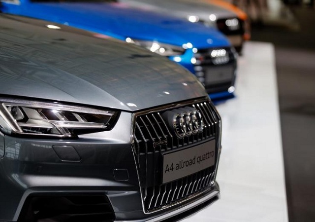 audi cars during the company 039 s annual news conference photo reuters