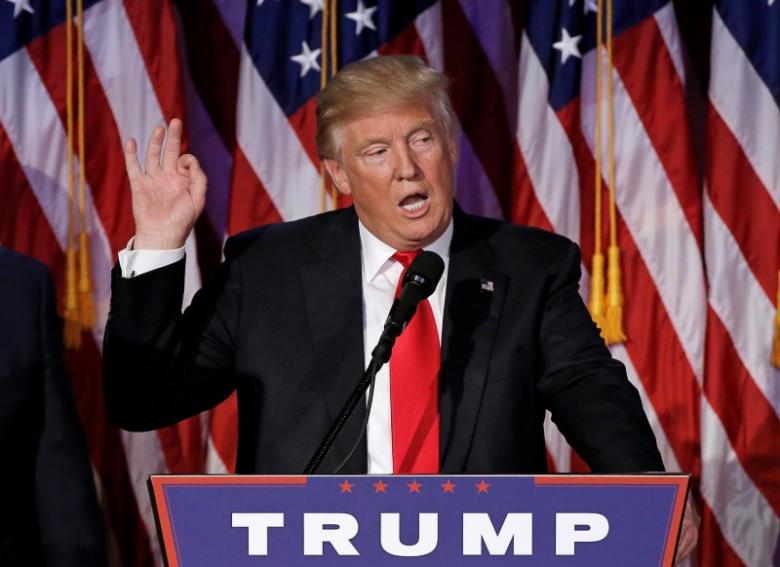 us president elect donald trump speaks at election night rally in manhattan new york us photo reuters