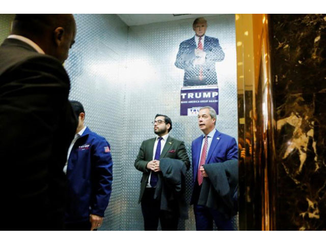 nigel farage leader of the united kingdom independence party ukip arrives at republican president elect donald trump 039 s trump tower in new york us november 12 2016 photo reuters nigel farage leader of the united kingdom independence party ukip arrives at republican president elect donald trump 039 s trump tower in new york us november 12 2016 photo reuters