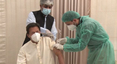 pm imran gets vaccinated against covid 19