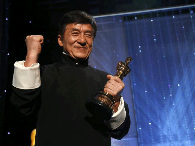 when jackie chan saw an oscar 23 years ago he said that was the moment he decided he wanted one photo reuters