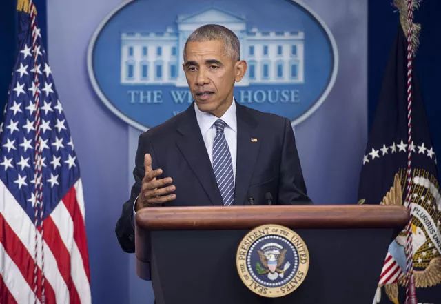 us president barack obama speaks during a press conference in the brady press briefing room of the white house in washington dc november 14 2016 photo afp us president barack obama speaks during a press conference in the brady press briefing room of the white house in washington dc november 14 2016 photo afp