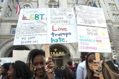 students in washington ny ditch class to protest trump students in washington ny ditch class to protest trump