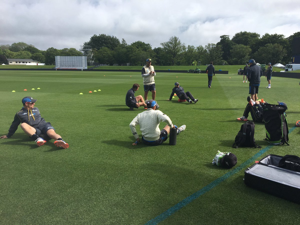 new zealand during practice session photo courtesy twitter blackcaps