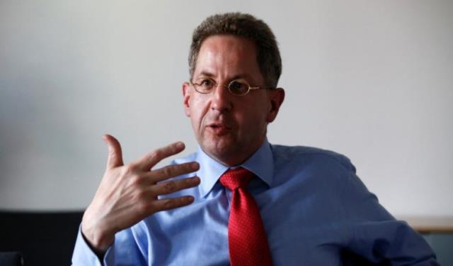 hans georg maassen from the federal office for the protection of the constitution bfv gestures during an interview in berlin germany august 4 2015 photo reuters