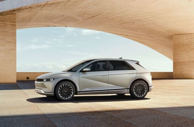 a hyundai motor ioniq 5 electric vehicle is pictured in this undated handout image photo reuters