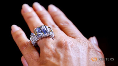 rare blue diamond goes under hammer in geneva for 17 million