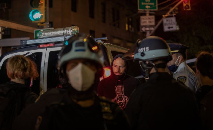 four arrests were made in denver as protesters clashed with police the denver police department said photo reuters