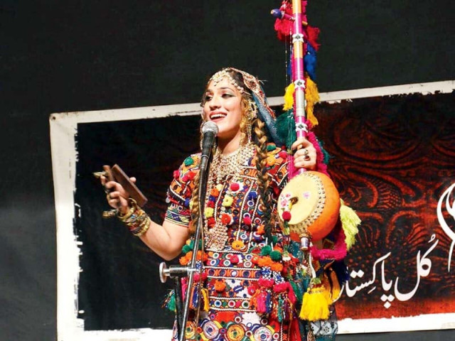 bushra has released albums in sindhi punjabi and saraiki in her career photo file bushra has released albums in sindhi punjabi and saraiki in her career photo file