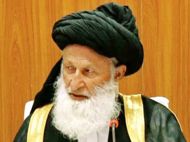 chairman council of islamic ideology maulana muhammad khan sheerani photo file