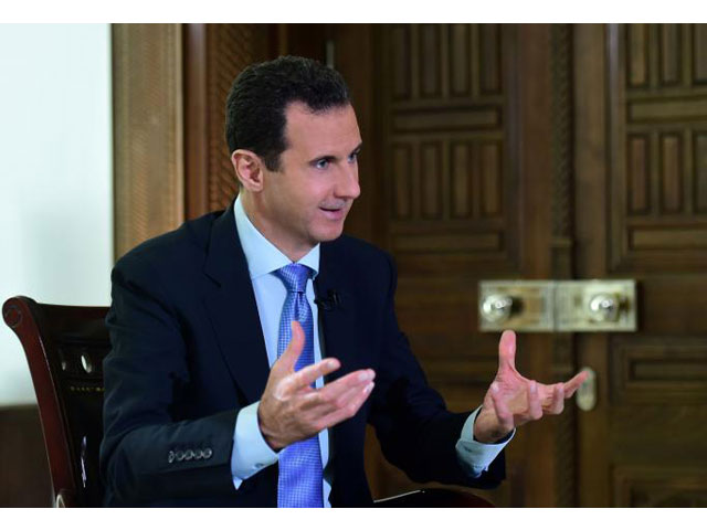 syria 039 s president bashar al assad speaks during an interview with a portuguese television channel in this handout picture provided by sana on november 15 2016 photo reuters