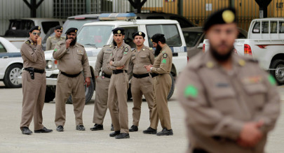 saudi policeman shot dead