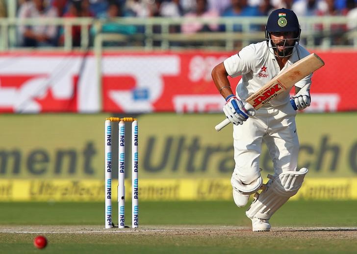 india 039 s virat kohli plays a shot against england on november 19 2016 photo reuters